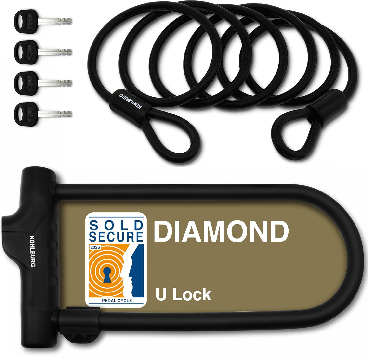 KOHLBURG U-Lock with Highest Security Sold
