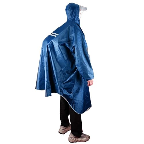 KRATARC Rain Poncho Reflective Waterproof Raincoat
