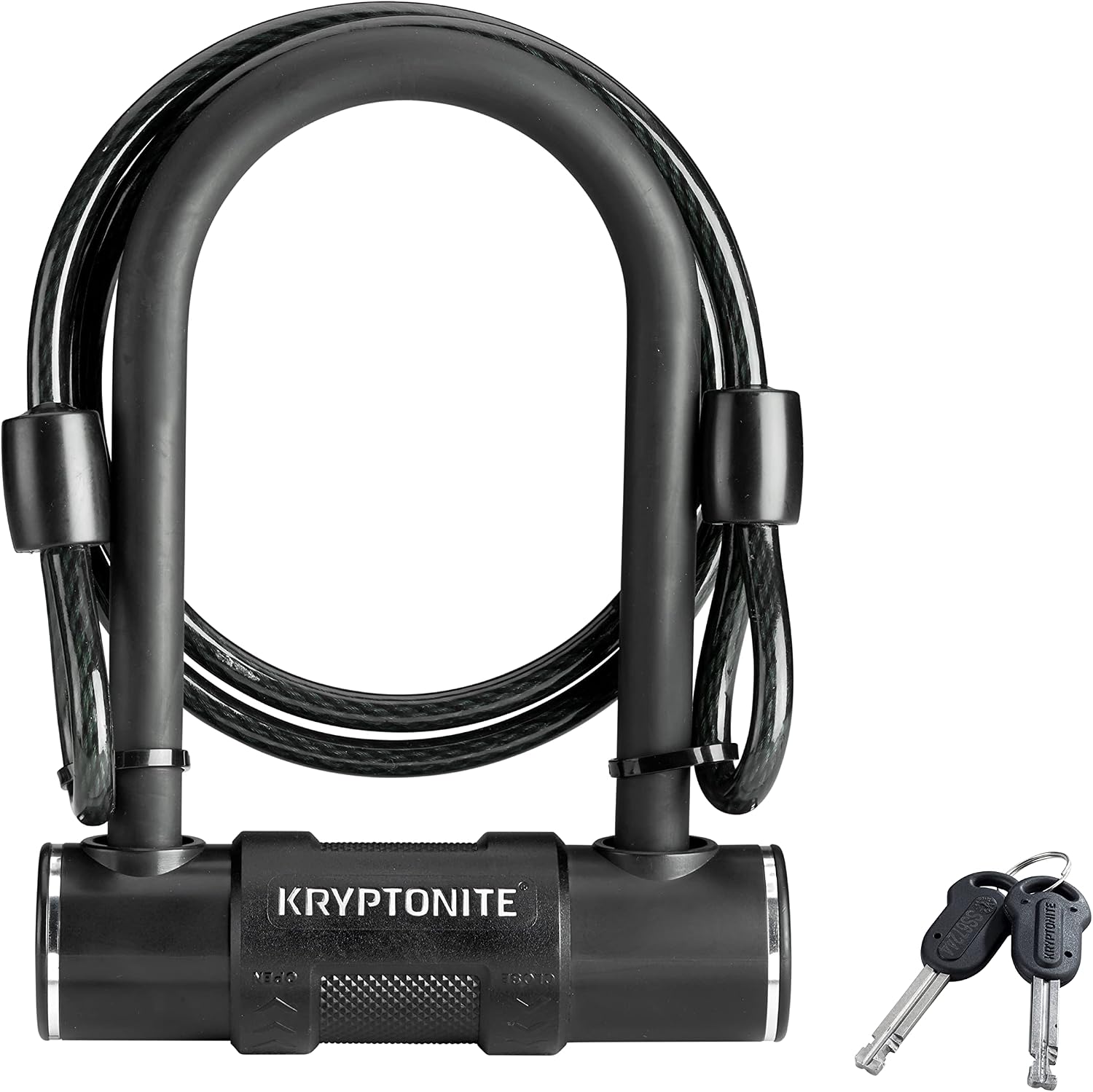 Kryptonite U-Lock with Braided Steel