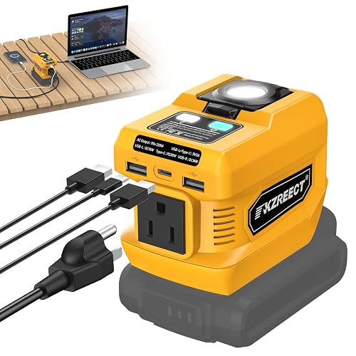 Kzreect Power Inverter Compatible with Dewalt Battery