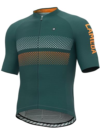LAMEDA Men's Cycling Jersey Breathable Lightweight Short