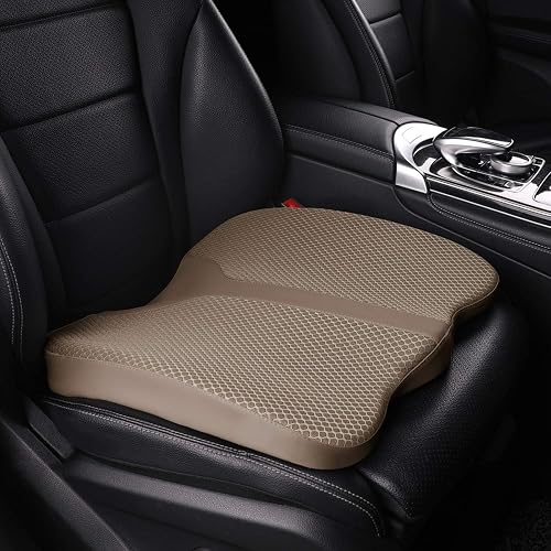 LARROUS Comfort Memory Foam Seat Cushion for