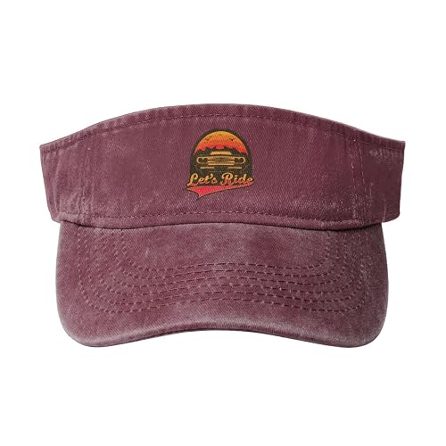 Let's Ride Sun Visor Hats for Women