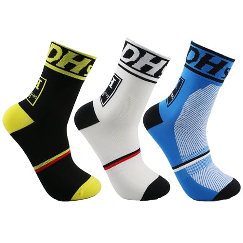 Libar Men's Cycling Socks Unisex Breathable Sports