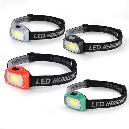Lichamp Headlamp Flashlight 4 Pack