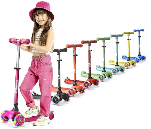 Lifemaster Mini 3-Wheel Kids Scooter with Multi-Color