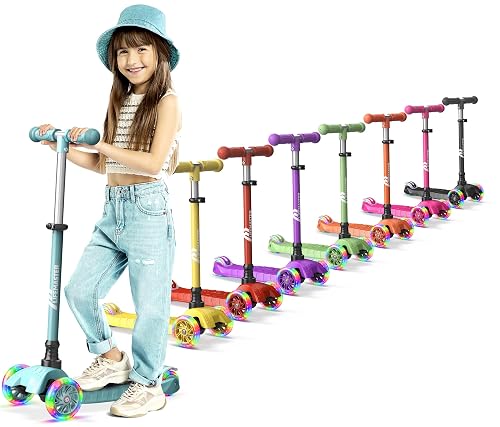 Lifemaster Mini 3-Wheel Kids Scooter with Multi-Color