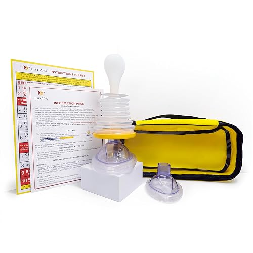 LifeVac Yellow Travel Kit - Portable Suction