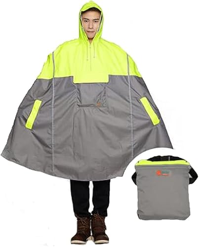 Lightweight Cycling Rain Poncho Breathable Bike Hooded