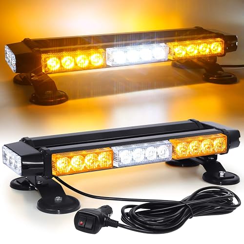 LINKITOM LED Strobe Flashing Light Bar -Double