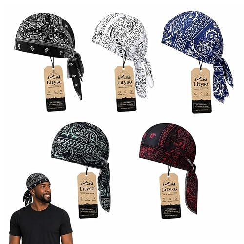 Lityso Elastic Cycling Sports Cap Skull Caps