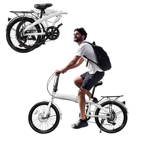 lizponaza 20 Inch Bike 7 Speed Foldable