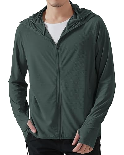 Locachy Men's UPF 50+ Sun Protection Outdoor
