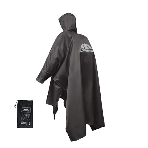 longsinger Rain Poncho for Adult