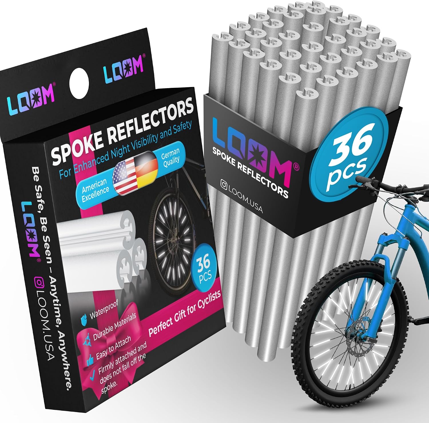LOOM ® Bike Spoke Reflectors Gift