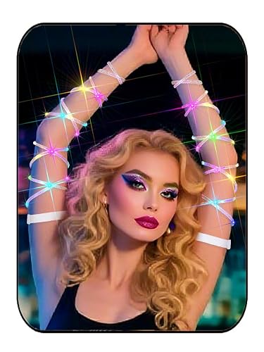 Lorealri Arm Wraps Rave Glow Body Harness