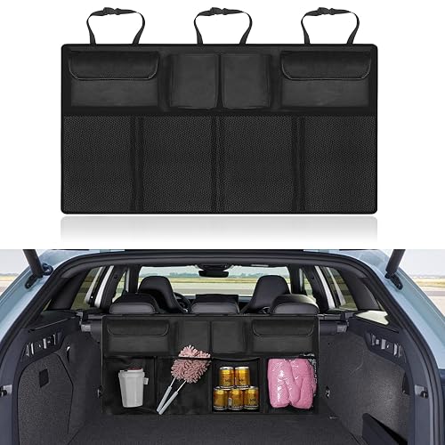 LTDCVTR Trunk Organizer with 8 Storage Pockets