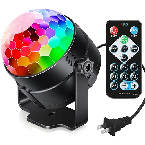 Luditek Sound Activated Party Lights with Remote