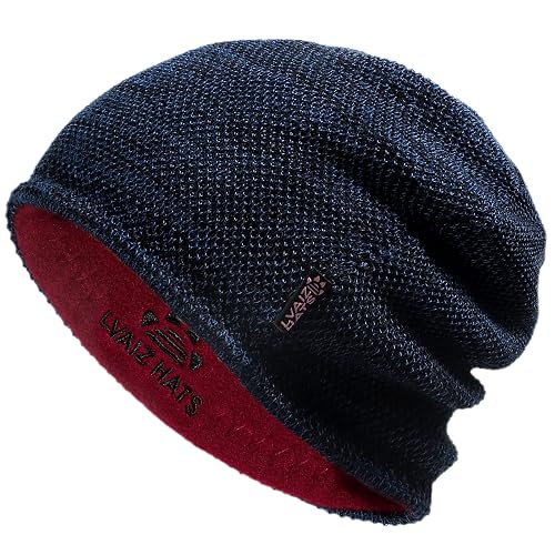 Lvaiz Mens Winter Beanie Hat Warm Fleece