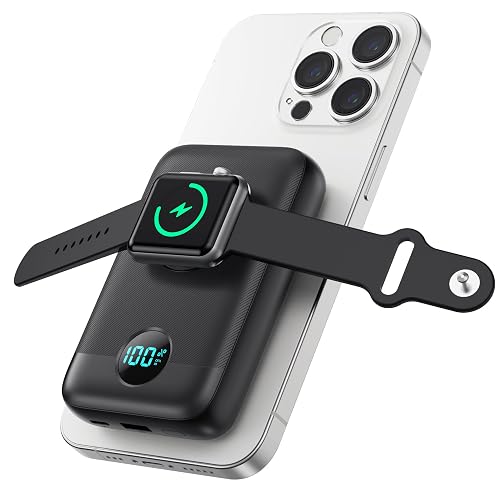Magnetic Portable Charger for iPhone & Apple