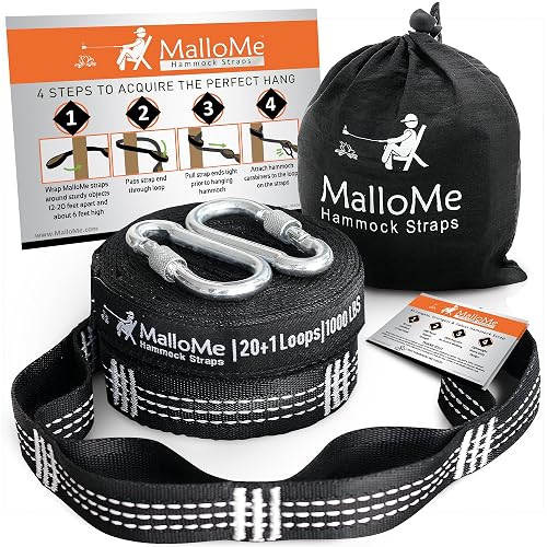 MalloMe Hammock Straps for Trees - Swing