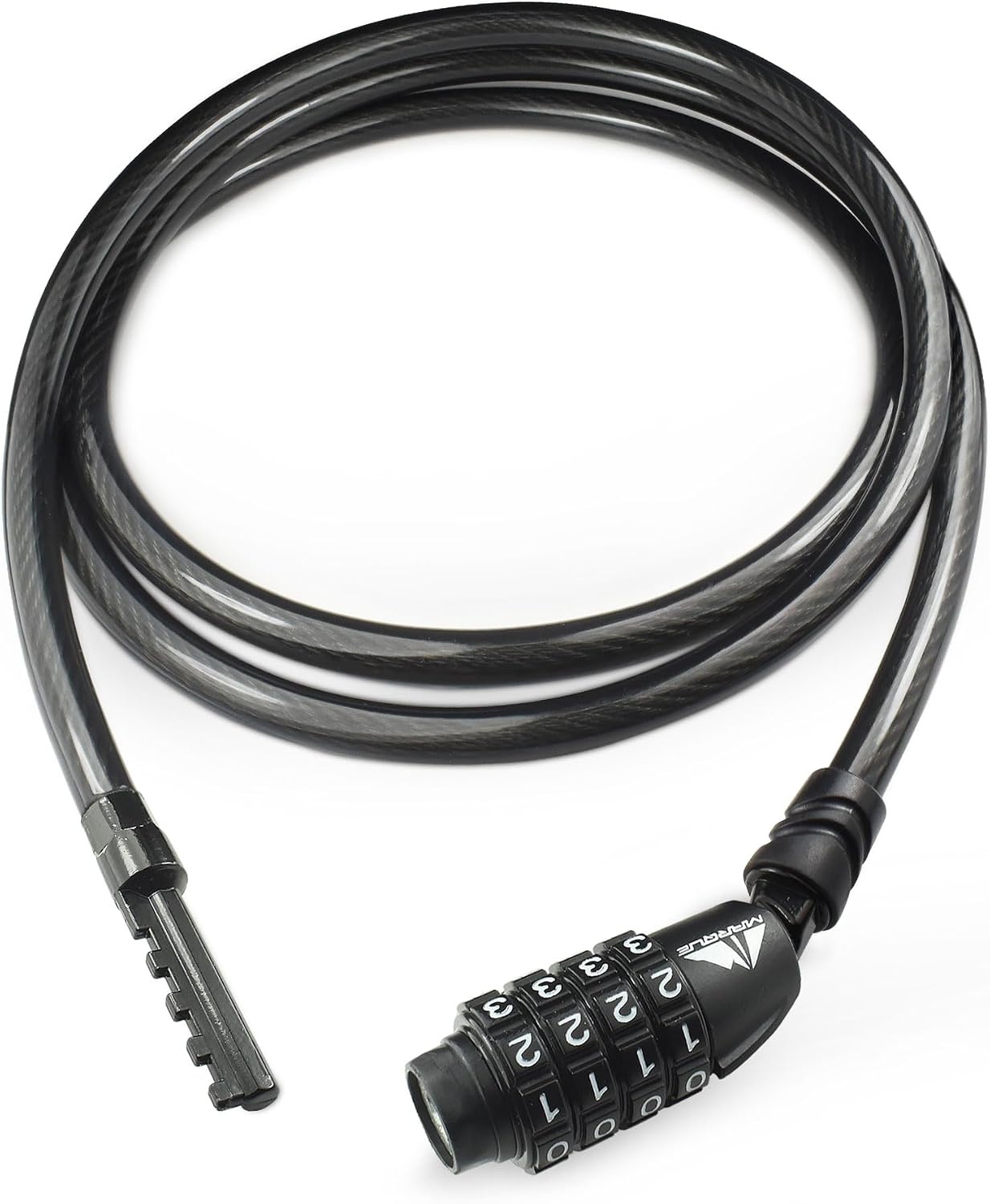 MARQUE Straight Combination Bike Lock Cable