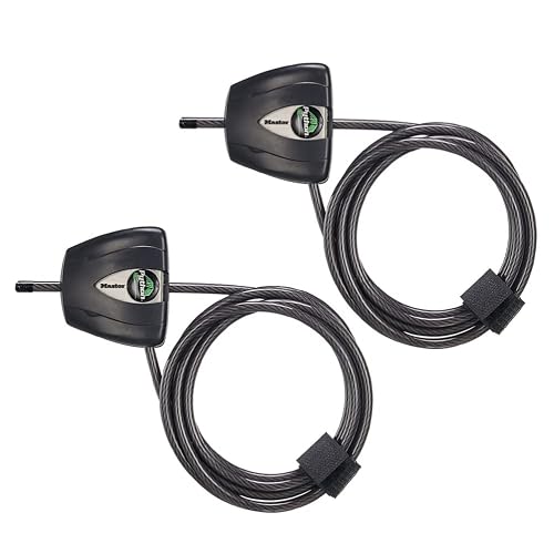 Master Lock Black Python Steel Cable Lock