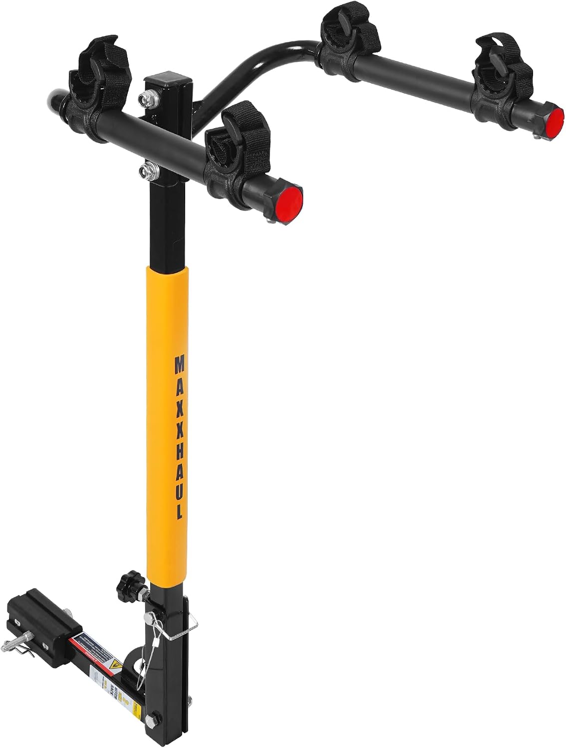 MaxxHaul 2-Bike Hitch Rack: Fits 1.25" & 2" Receivers for Cars & SUVs