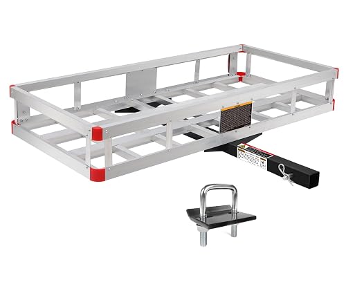 MaxxHaul Aluminum Cargo Carrier with Hitch Tightener