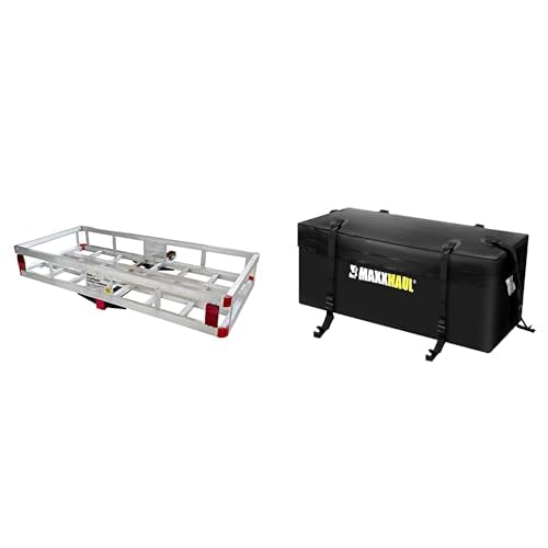 MaxxHaul Hitch Cargo Carrier - Aluminum Cargo