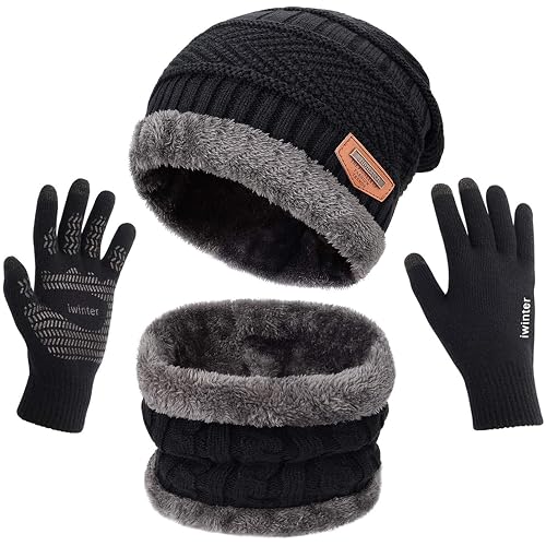 MAYLISACC Winter Knit Beanie Hat Neck Warmer