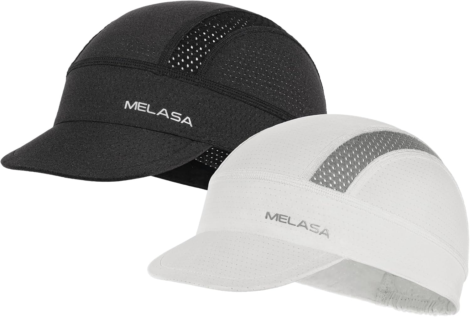 MELASA 2 Pcs Lightweight Cycling Cap
