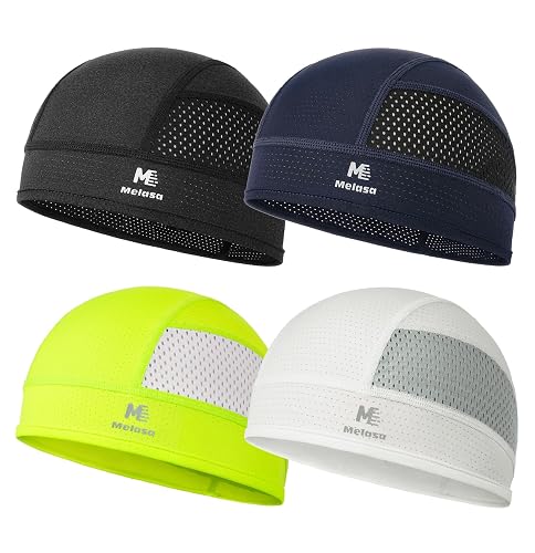 MELASA Cooling Breathable Sweat-Wicking Skull Cap for