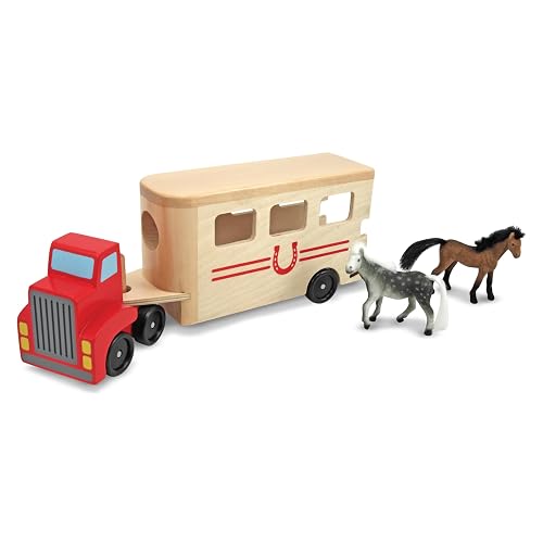 Melissa & Doug Horse Carrier Wooden Vehicle