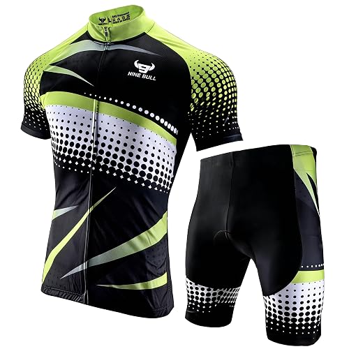 Men's Cycling Jersey Set - Reflective Quick-Dry