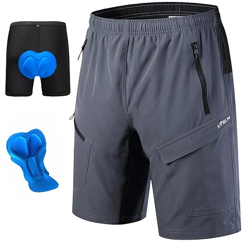 Men's Mountain Bike Shorts 3D Padded Baggy