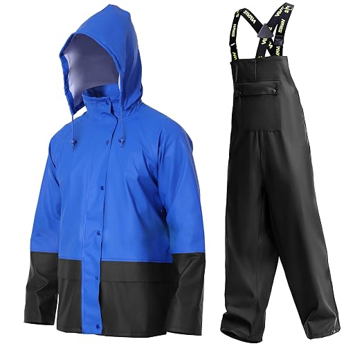 Men’s PRO Workwear 3-Piece Waterproof PU Rain