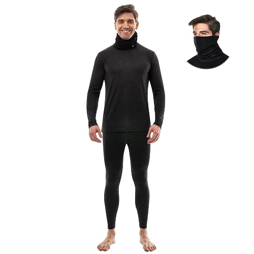 Merino.tech Merino Wool Base Layer Mens Set