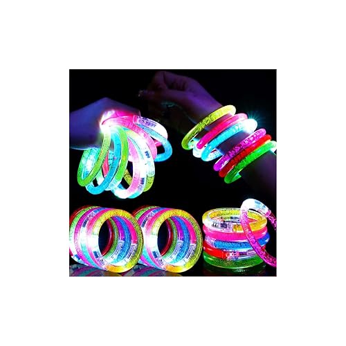 Mikulala 24Pcs Glow in the Dark Party