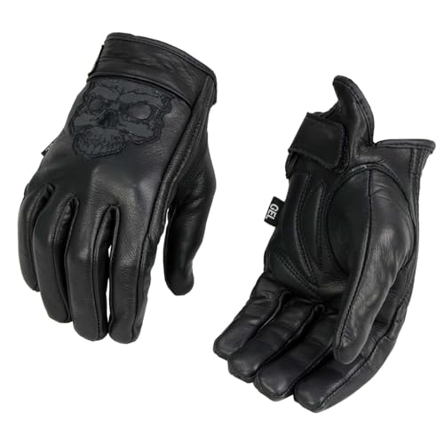 Milwaukee Leather Men's Leather Motorcycle Gloves -
