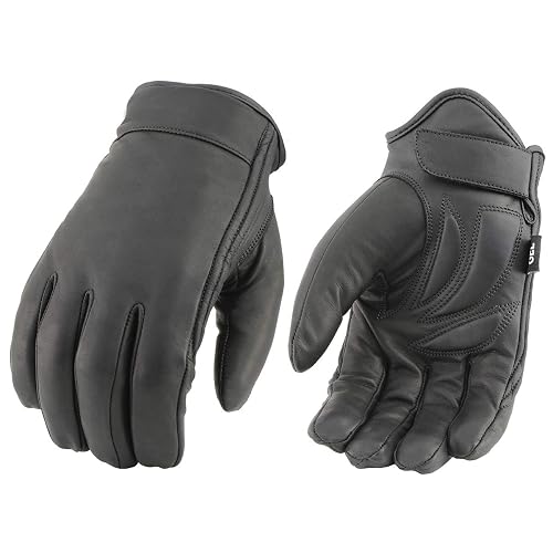 Milwaukee Leather MG7522 Men's Black Leather Waterproof