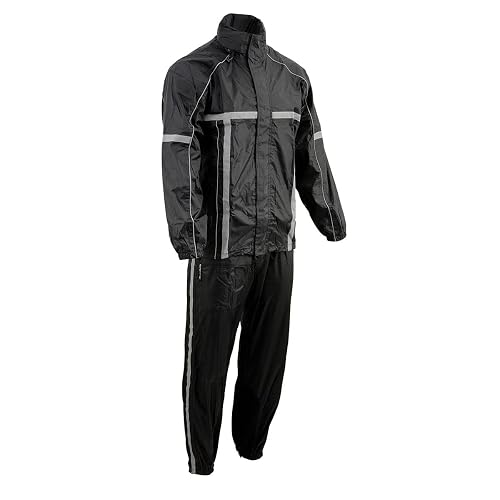 Milwaukee Leather MPM9510 Men's Black Water-Resistant