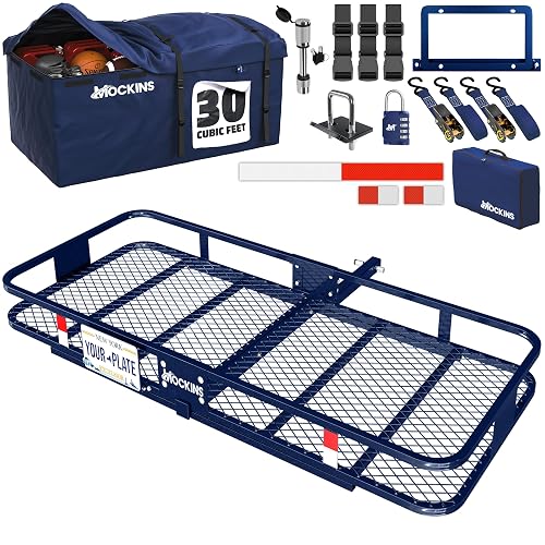 Mockins 60"x30"x6" Navy Trailer Hitch Cargo