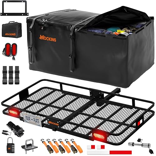 Mockins 72"x36"x6" XXL Trailer Hitch Cargo