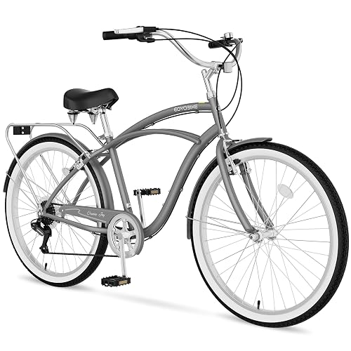 MOONCOOL Beach Cruiser Bike for Women and