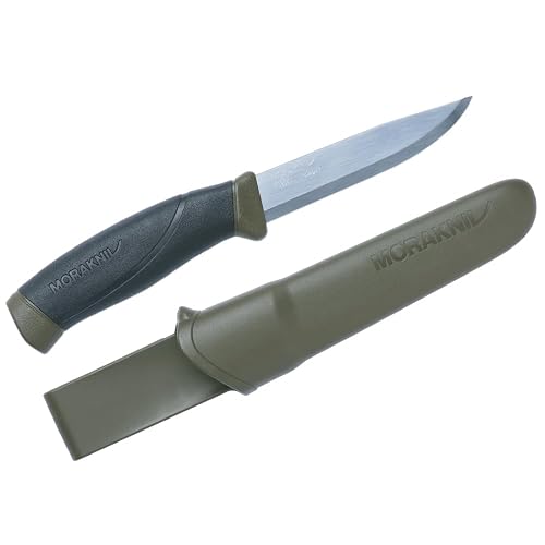 Morakniv Companion Carbon Steel Fixed-Blade Knife with