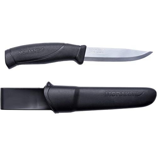 Morakniv Companion Stainless Steel Fixed-Blade Knife with