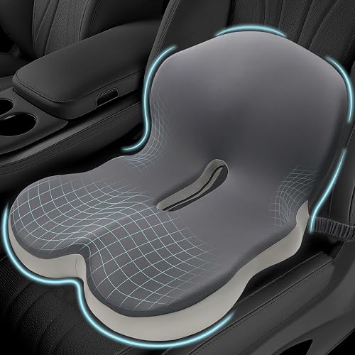 Mosxoed Memory Foam Seat Cushion for Sciatica