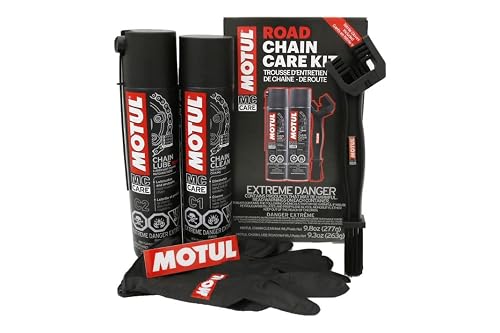 Motul C1 Chain Cleaner and C2 Motorcycle