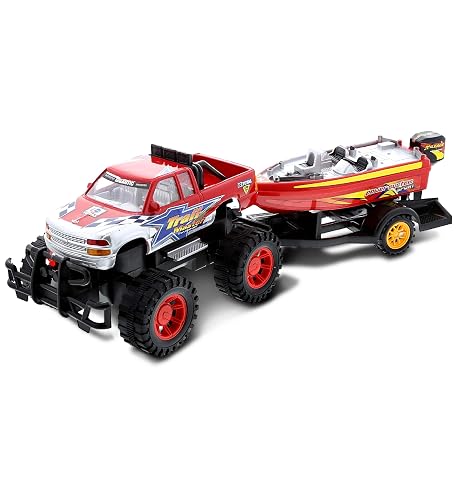 Mozlly Monster Truck Toys Set with Trailer